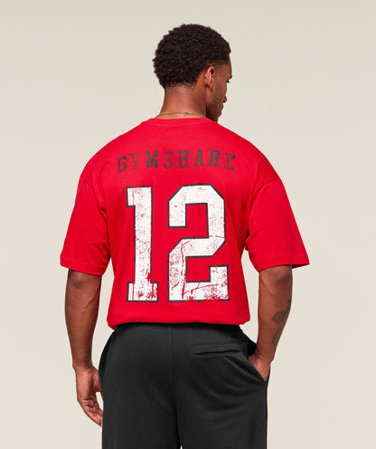 Gymshark Campus T-Shirt Athletic Red
