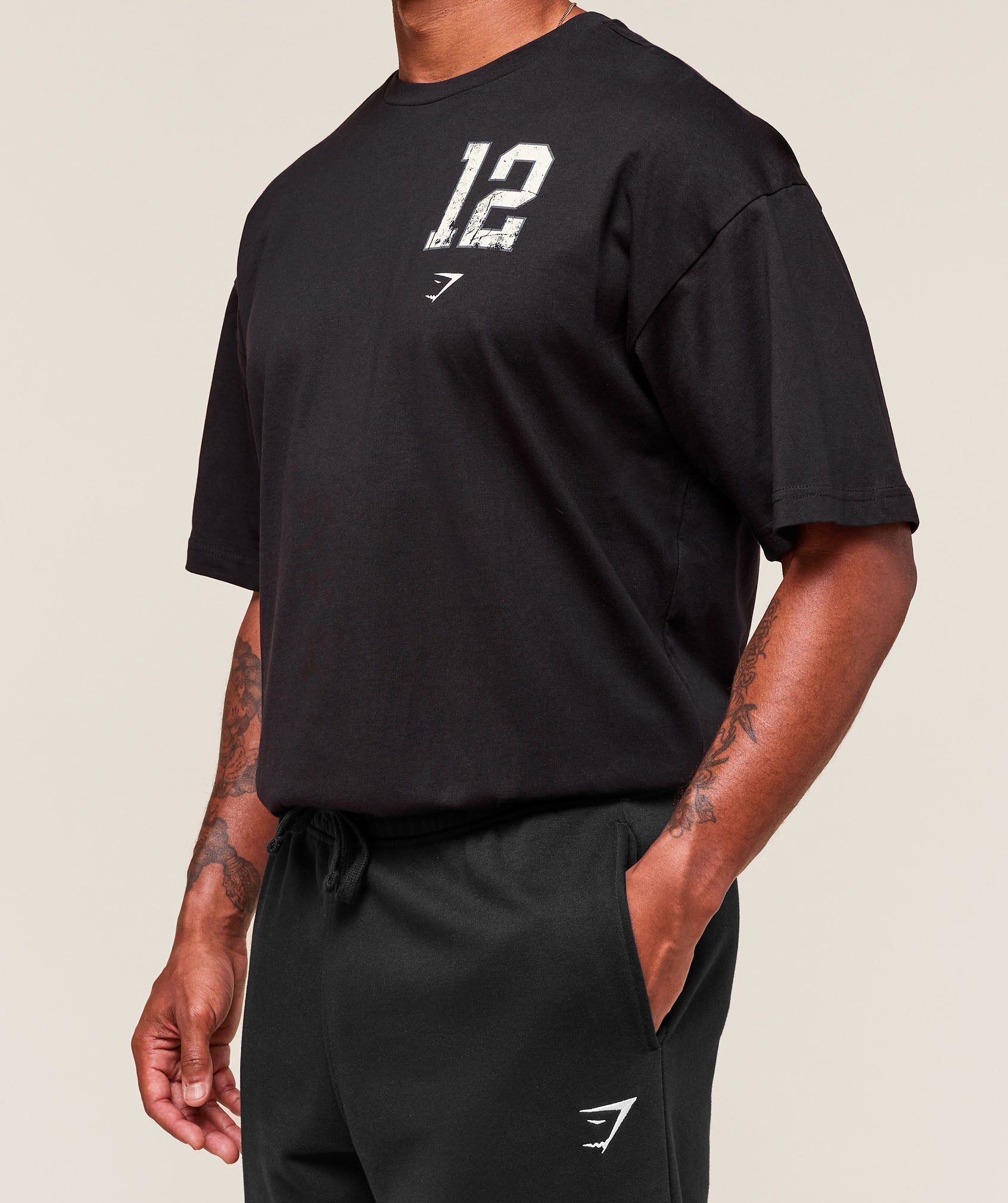 Gymshark Campus T-Shirt Black