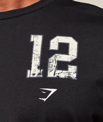 Gymshark Campus T-Shirt Black