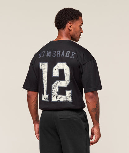 Gymshark Campus T-Shirt Black