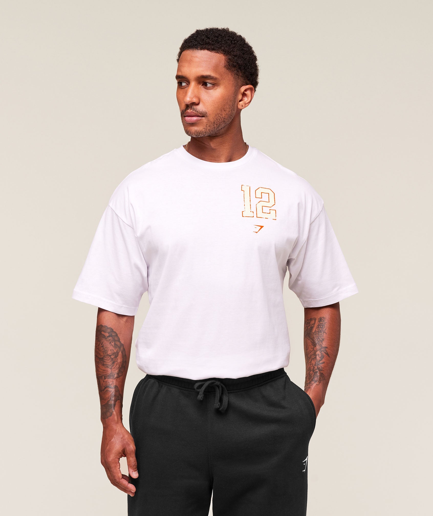 Gymshark Campus T-Shirt White