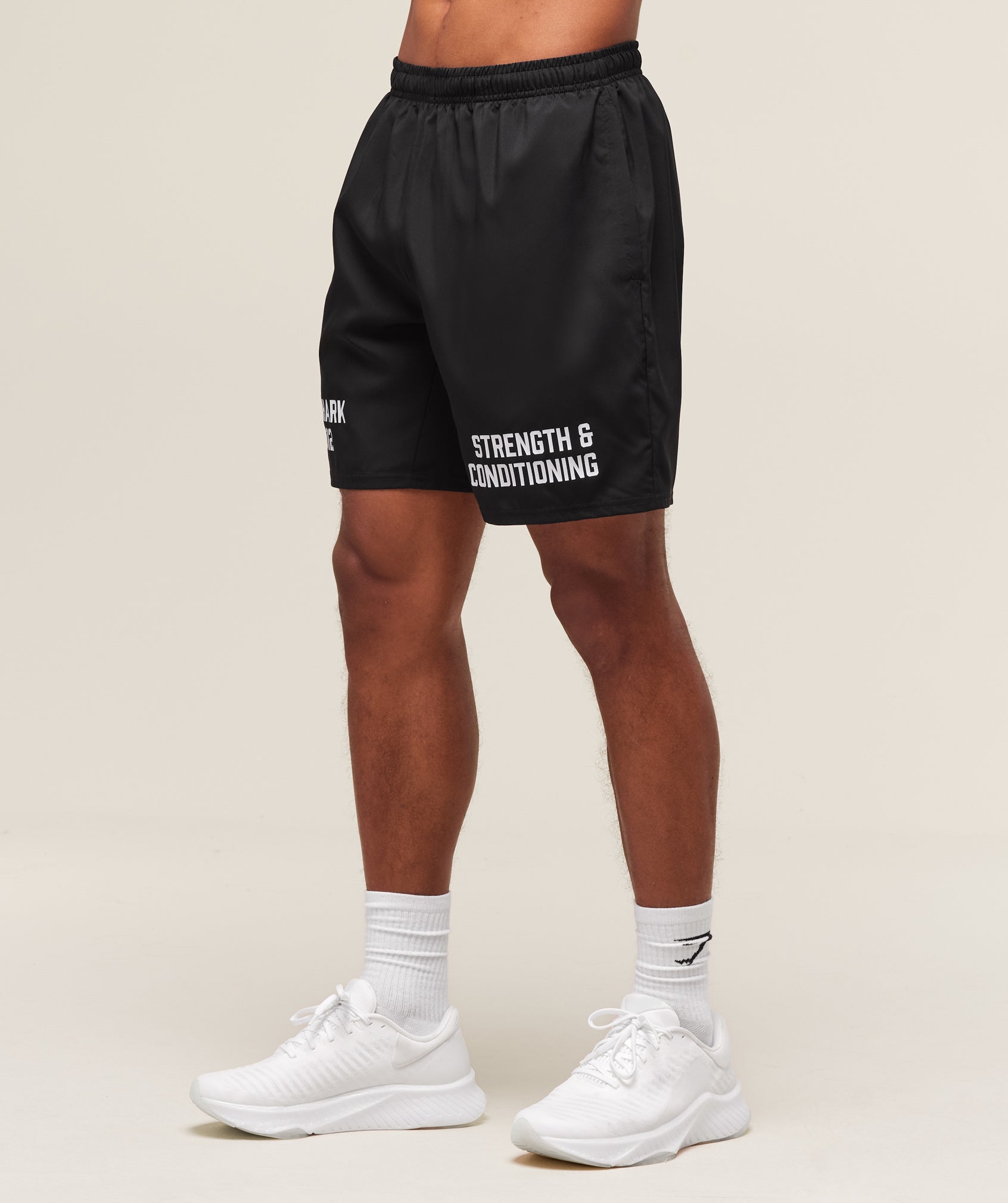 Gymshark S&C Graphic 7" Shorts Black