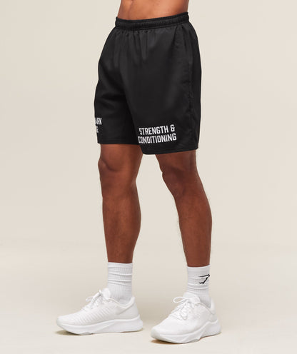 Gymshark S&C Graphic 7" Shorts Black