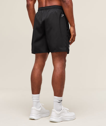 Gymshark S&C Graphic 7" Shorts Black