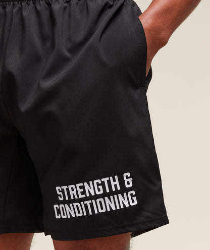 Gymshark S&C Graphic 7" Shorts Black