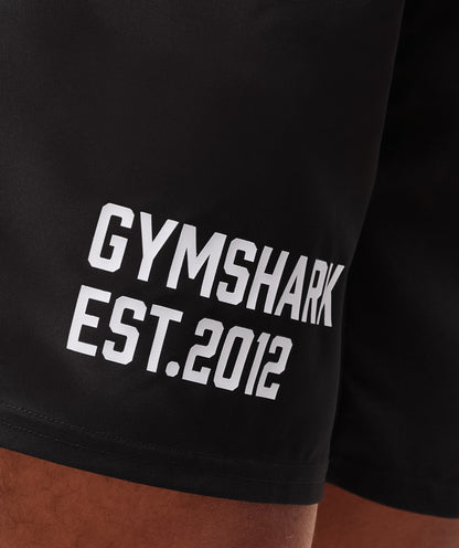 Gymshark S&C Graphic 7" Shorts Black