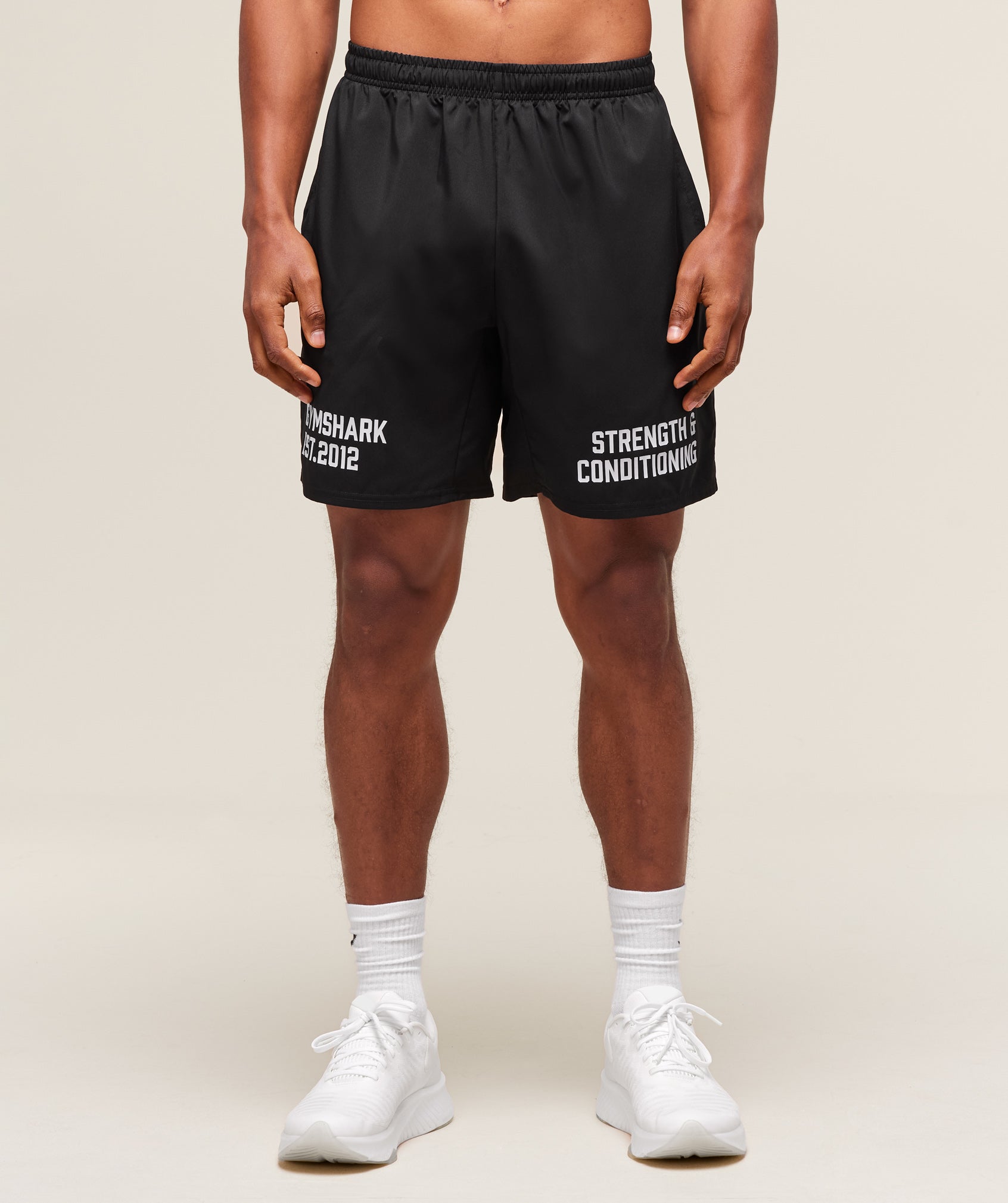 Gymshark S&C Graphic 7" Shorts Black
