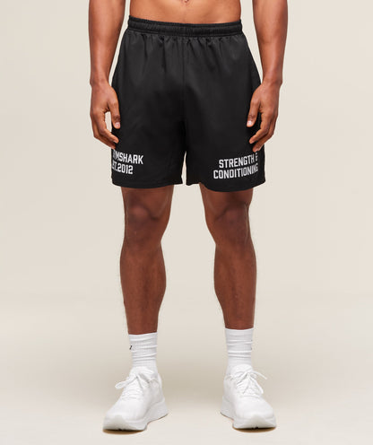 Gymshark S&C Graphic 7" Shorts Black