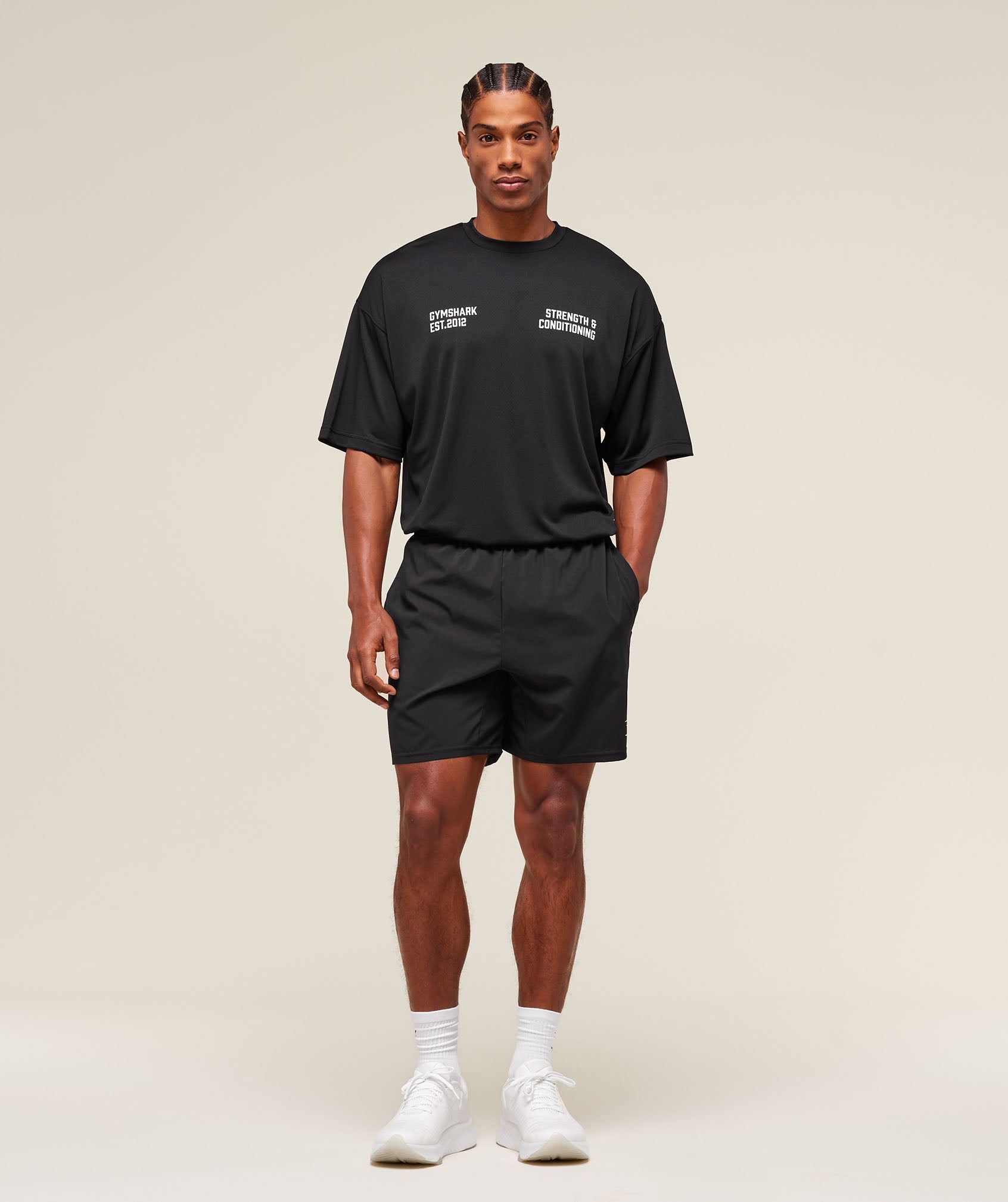 Gymshark S&C Graphic T-Shirt Black