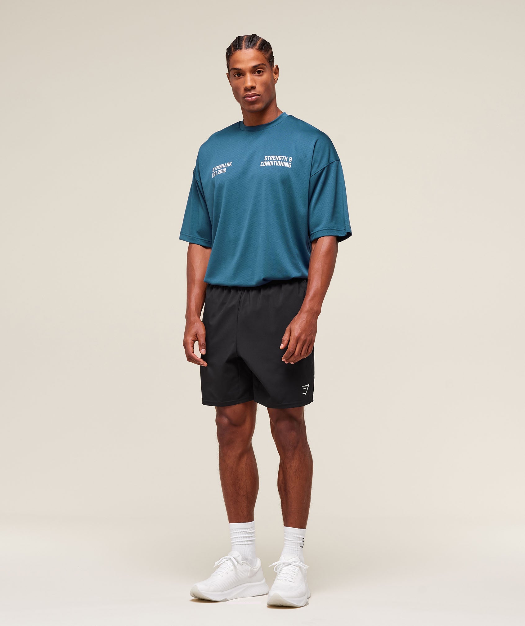 Gymshark S&C Graphic T-Shirt Success Blue