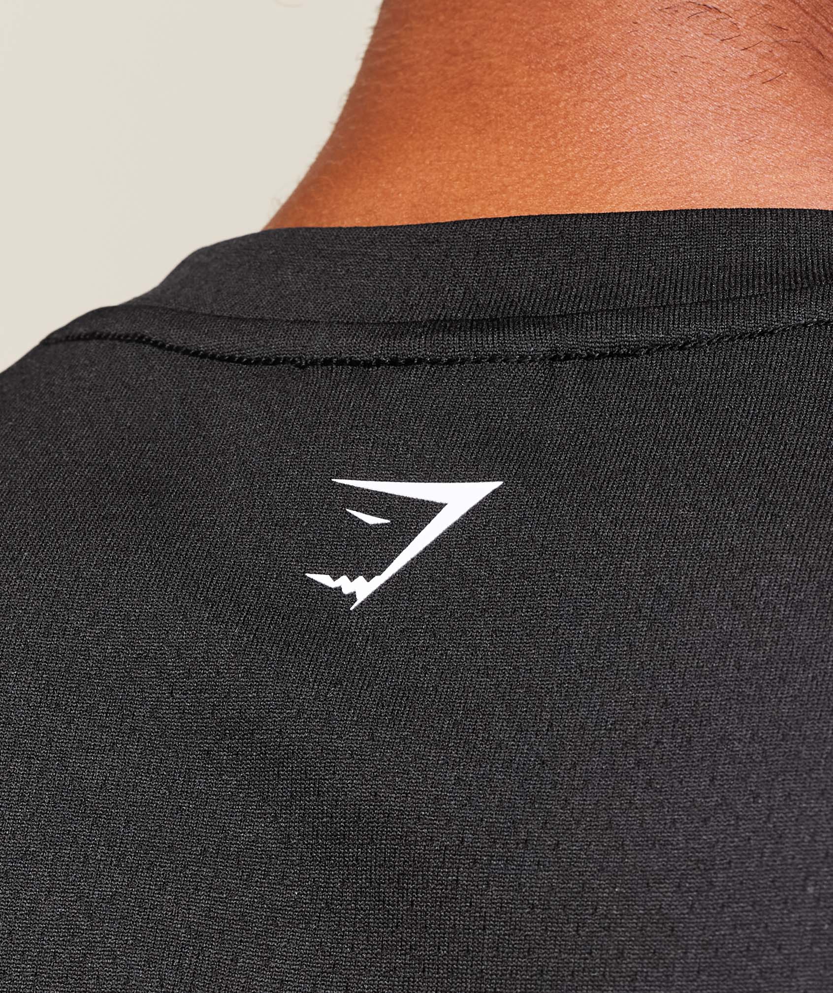 Gymshark S&C Graphic Cut Off Tank Black