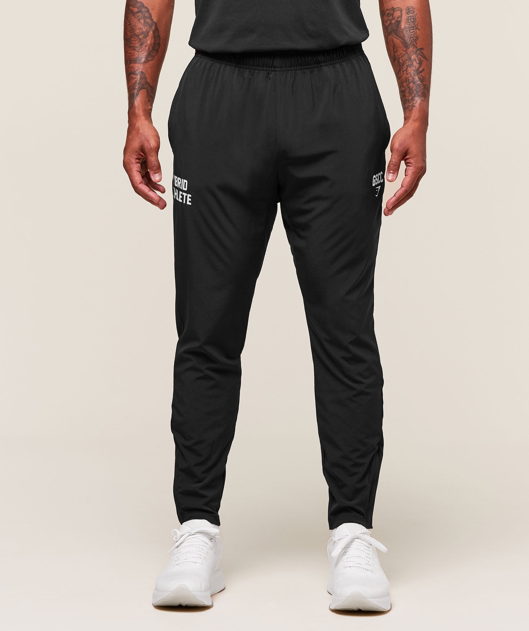 Gymshark Hybrid Athlete Woven Joggers Black