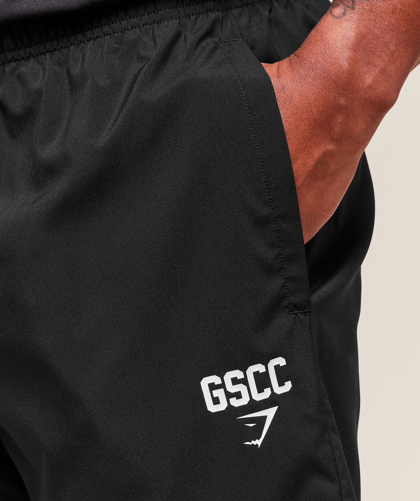 Gymshark Hybrid Athlete 7" Shorts Black