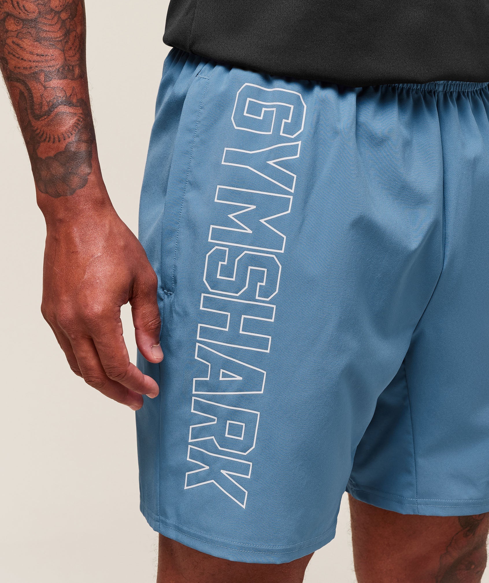 Gymshark Hybrid Athlete 7" Shorts Classic Blue