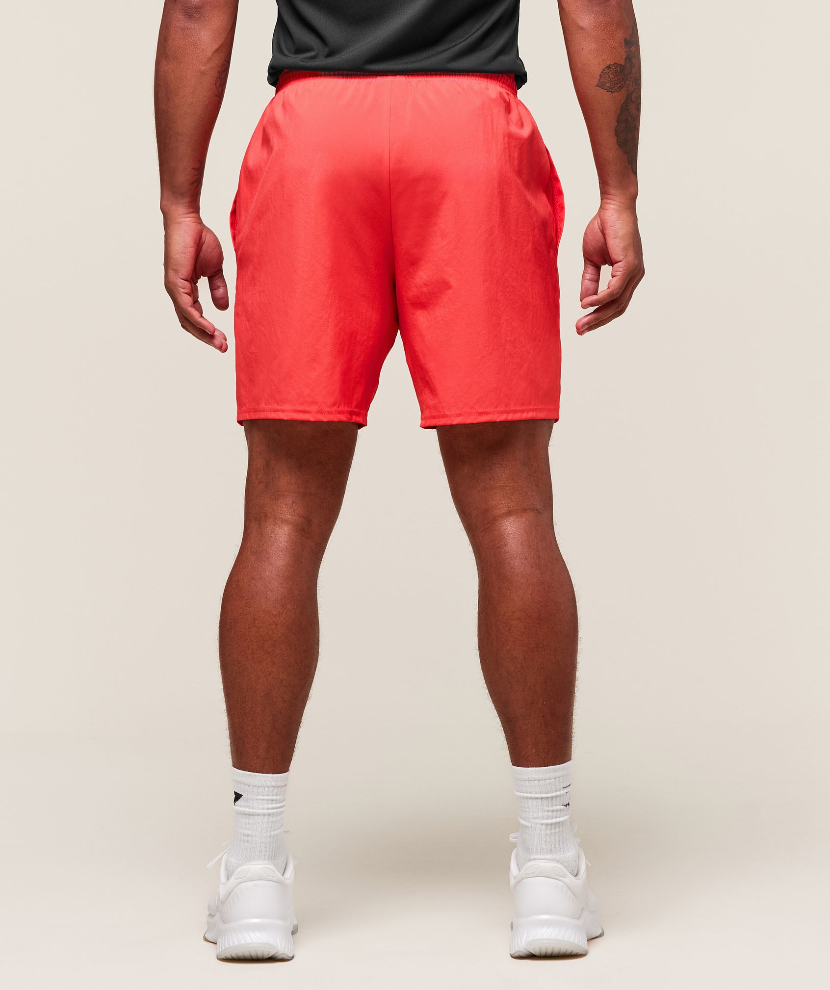 Gymshark Hybrid Athlete 7" Shorts Coral Red
