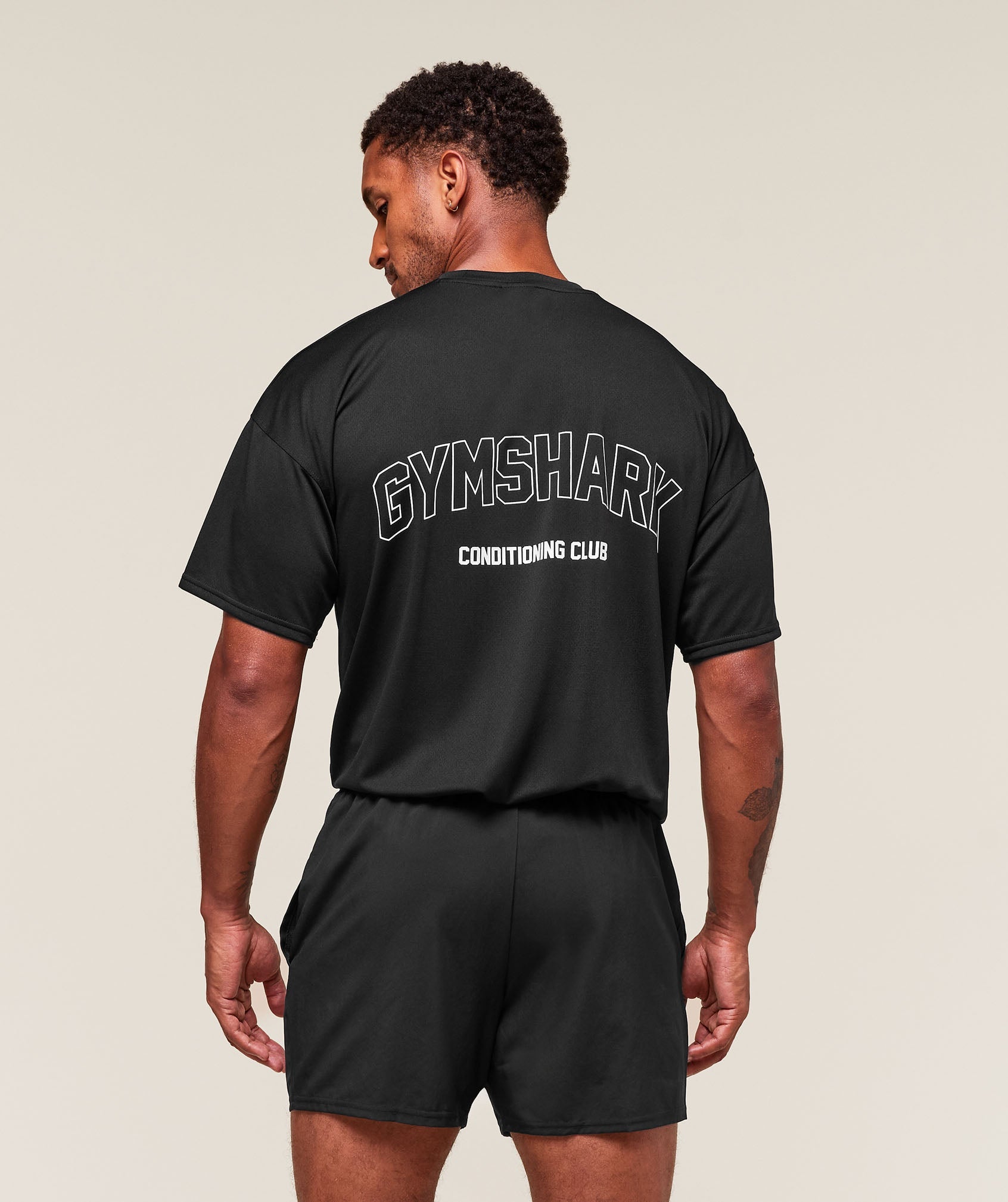 Gymshark Hybrid Athlete T-Shirt Black