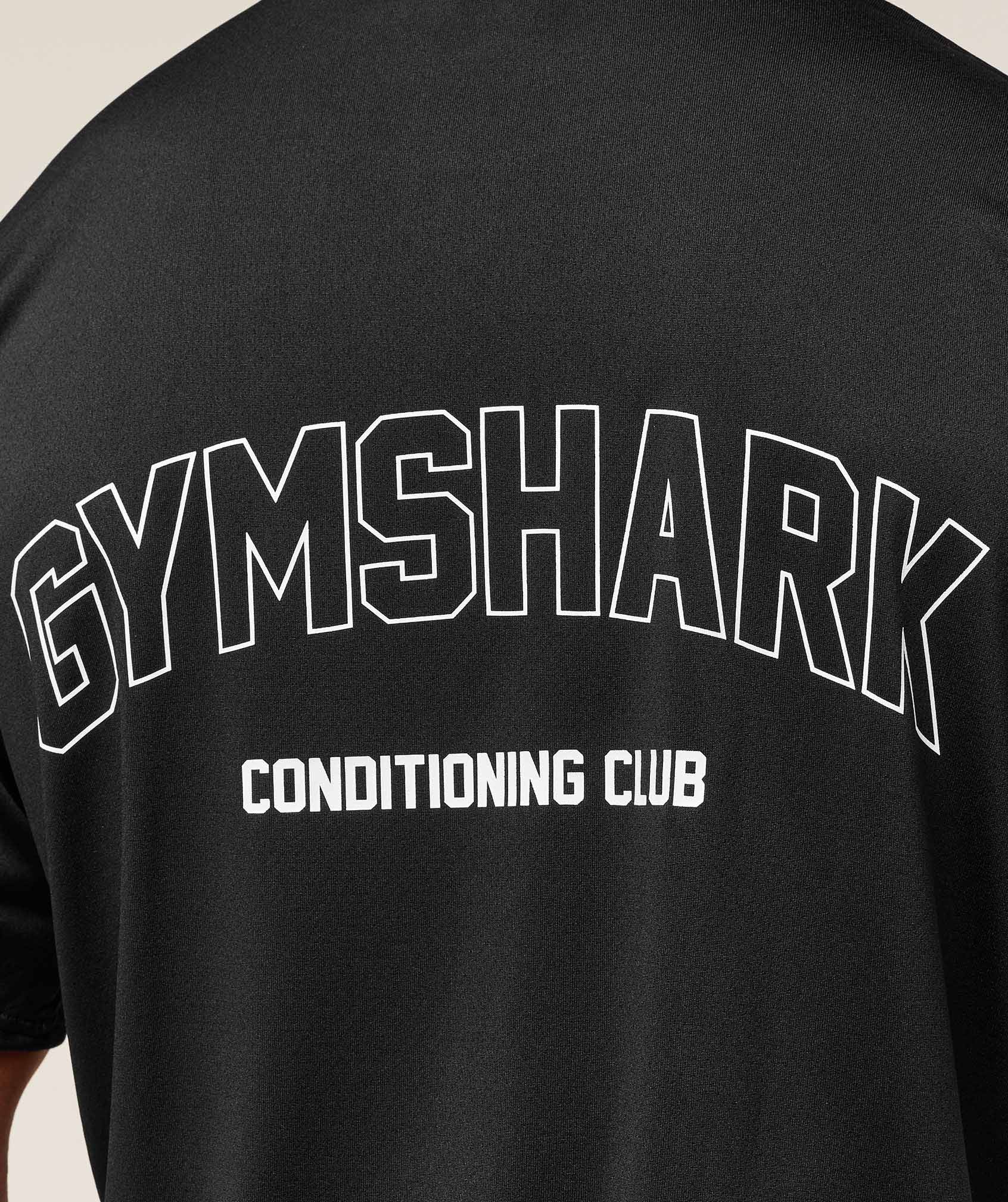 Gymshark Hybrid Athlete T-Shirt Black
