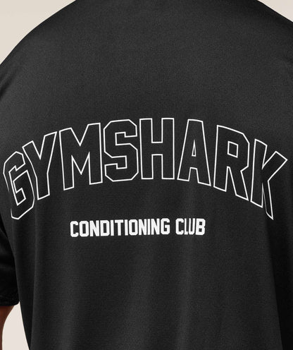 Gymshark Hybrid Athlete T-Shirt Black