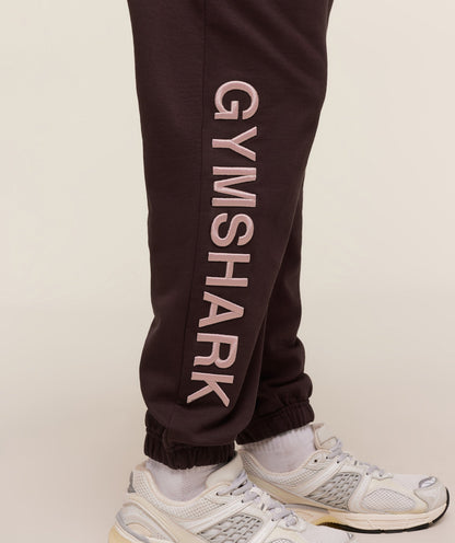 Women's Gymshark Embroidered Logo Joggers Cherry Purple