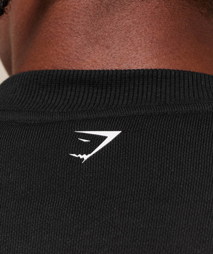 Gymshark Fade Graphic Crew Gs Black