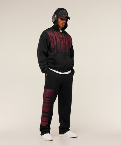 Gymshark Fade Graphic Straight Leg Pants Black