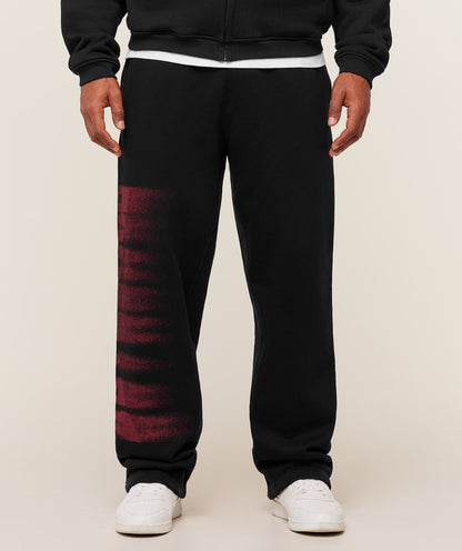 Gymshark Fade Graphic Straight Leg Pants Black