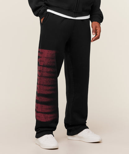 Gymshark Fade Graphic Straight Leg Pants Black