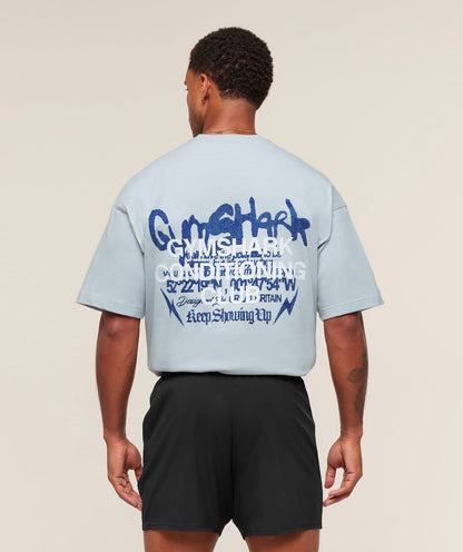 Gymshark Gscc T-Shirt Smoke Blue