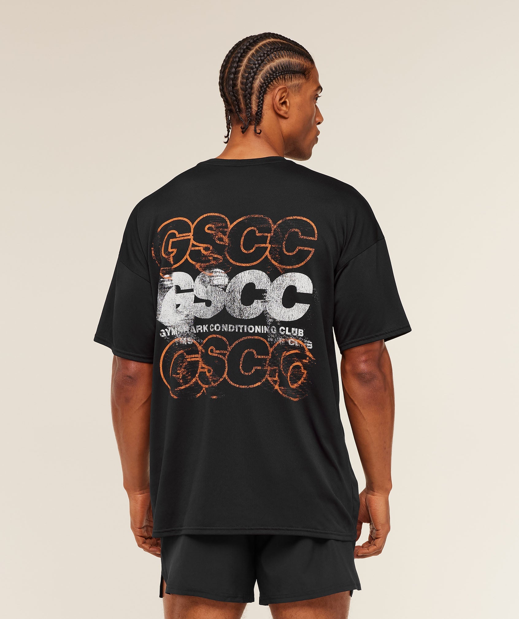 Gymshark Gscc Graphic T-Shirt Black