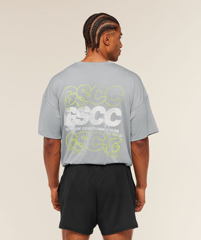 Gymshark Gscc Graphic T-Shirt Denim Grey