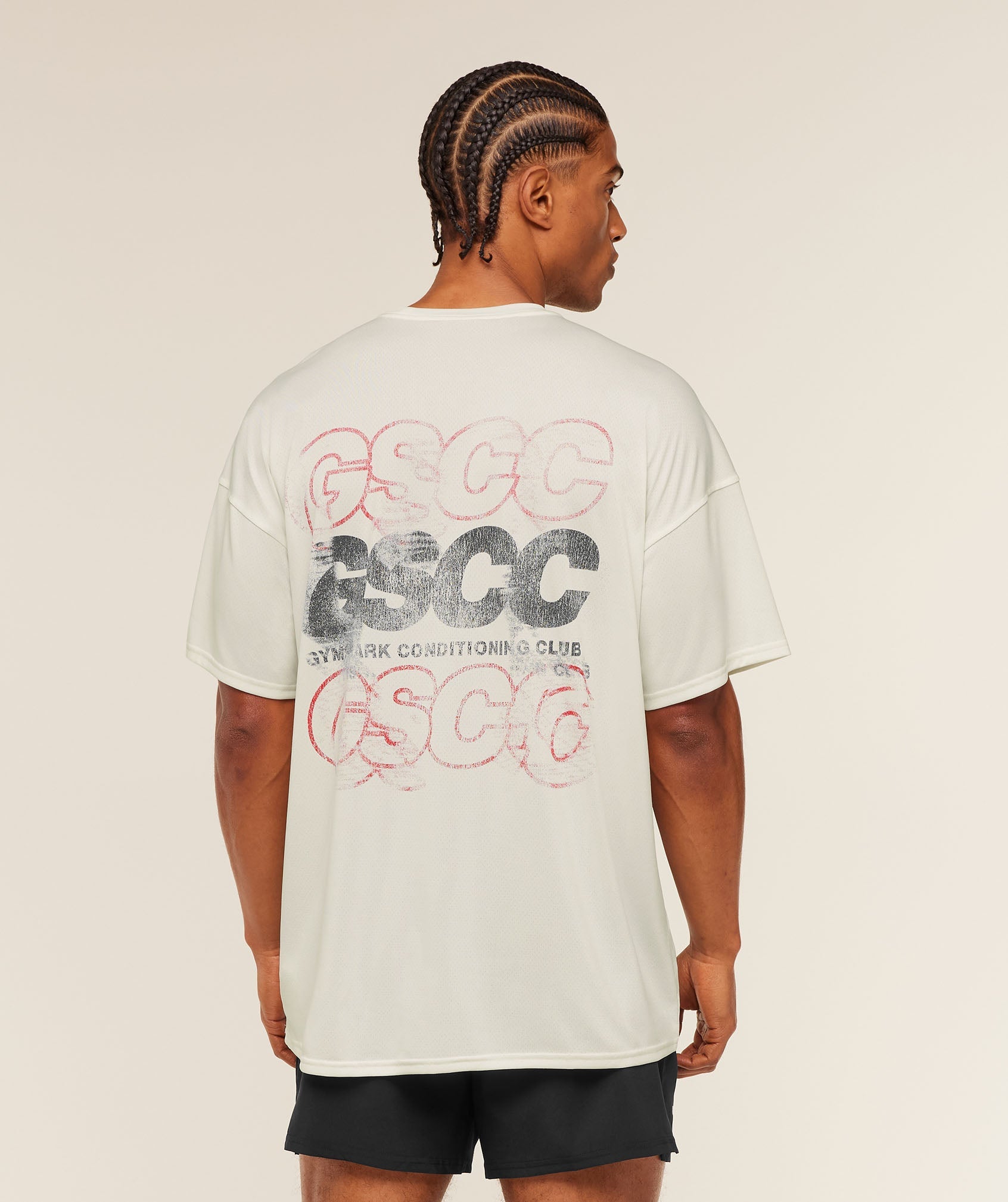 Gymshark Gscc Graphic T-Shirt Soft White