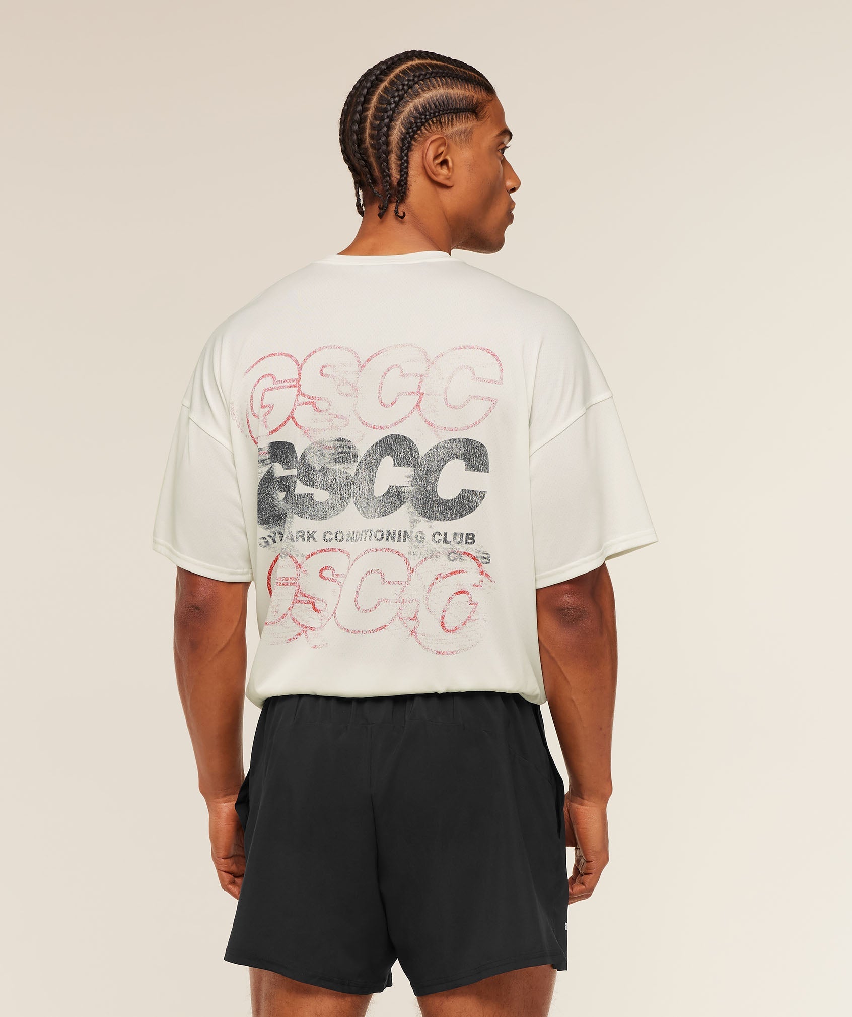 Gymshark Gscc Graphic T-Shirt Soft White
