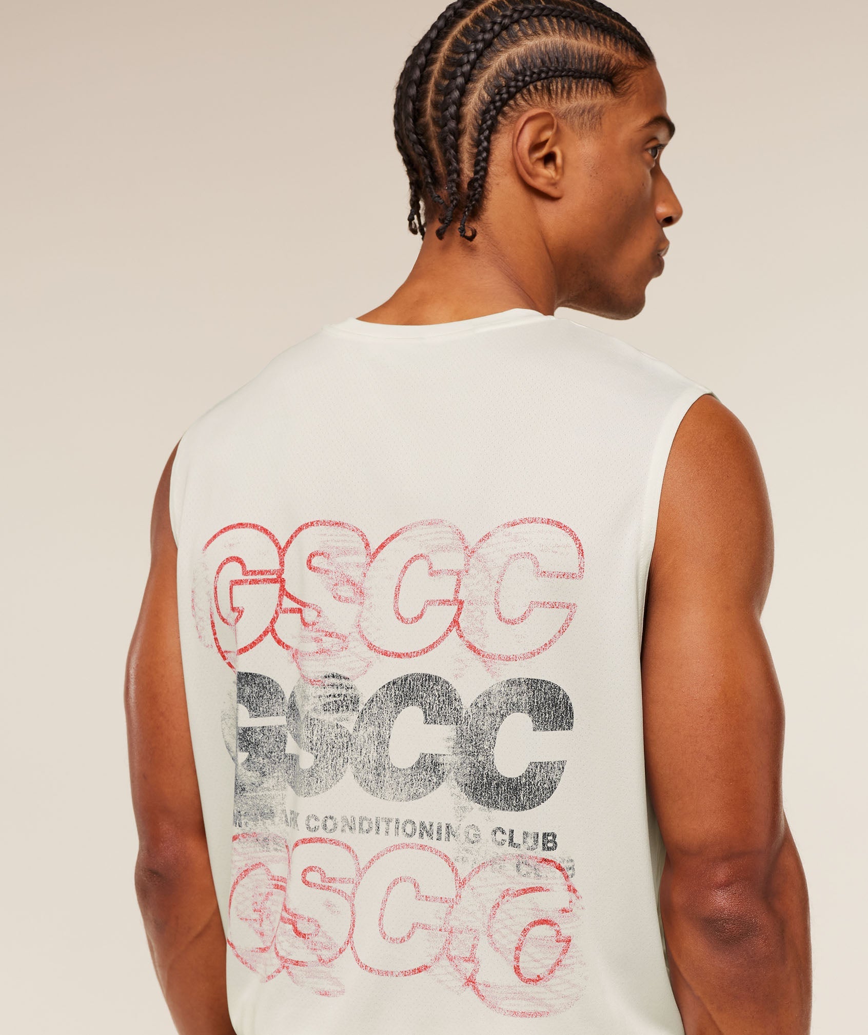 Gymshark Gscc Graphic Tank Soft White