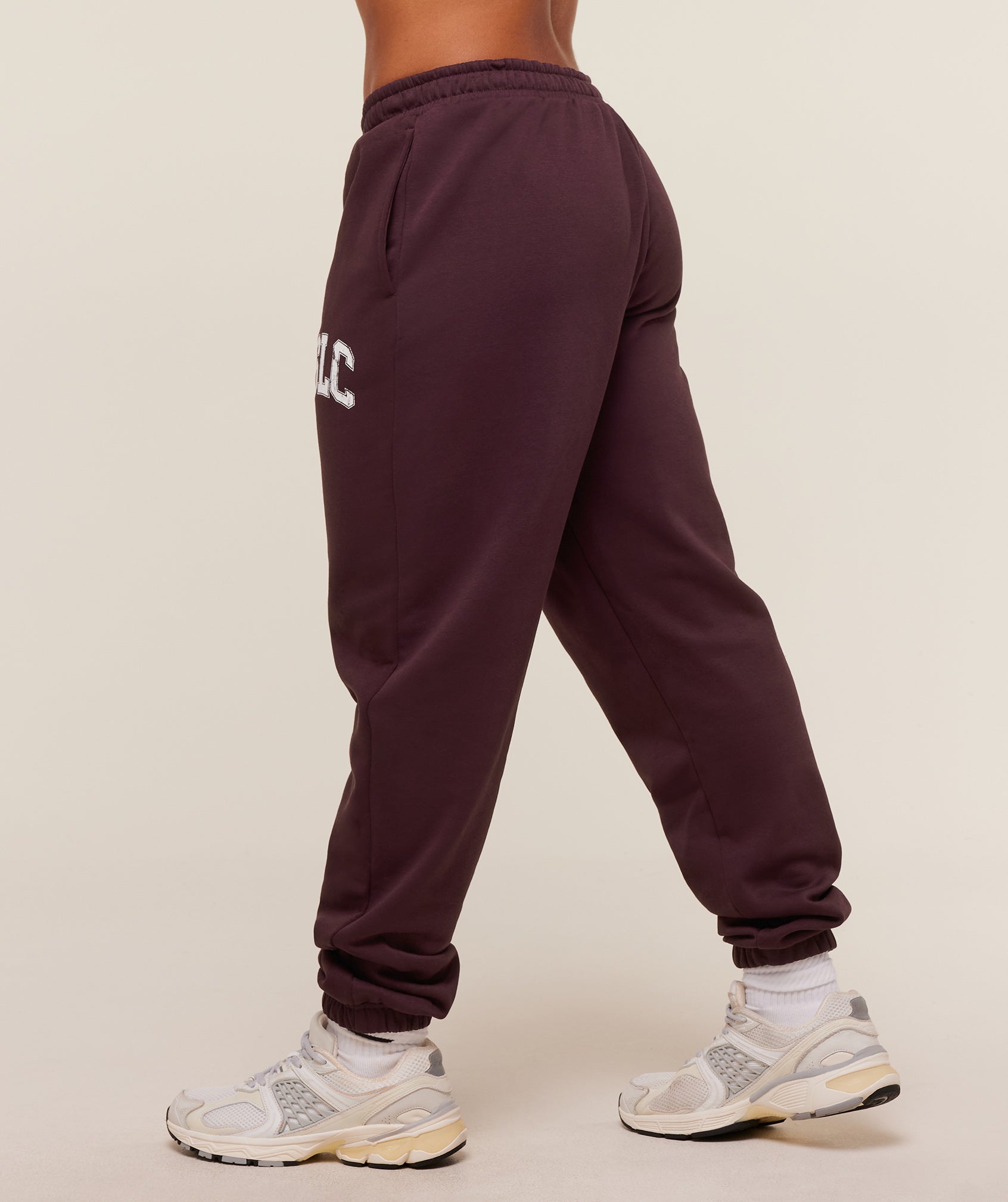 Women's Gymshark Gslc Lifting Club Cuffed Joggers Cherry Purple
