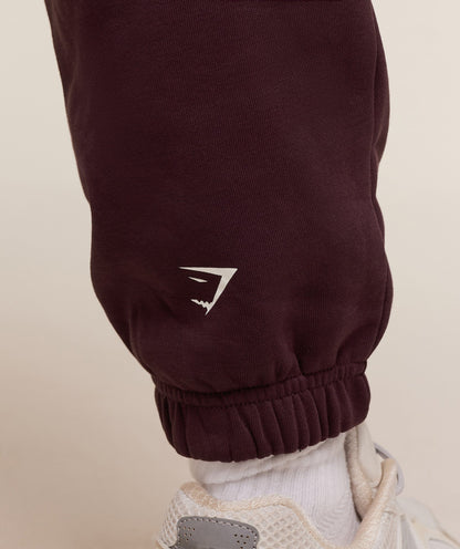 Women's Gymshark Gslc Lifting Club Cuffed Joggers Cherry Purple