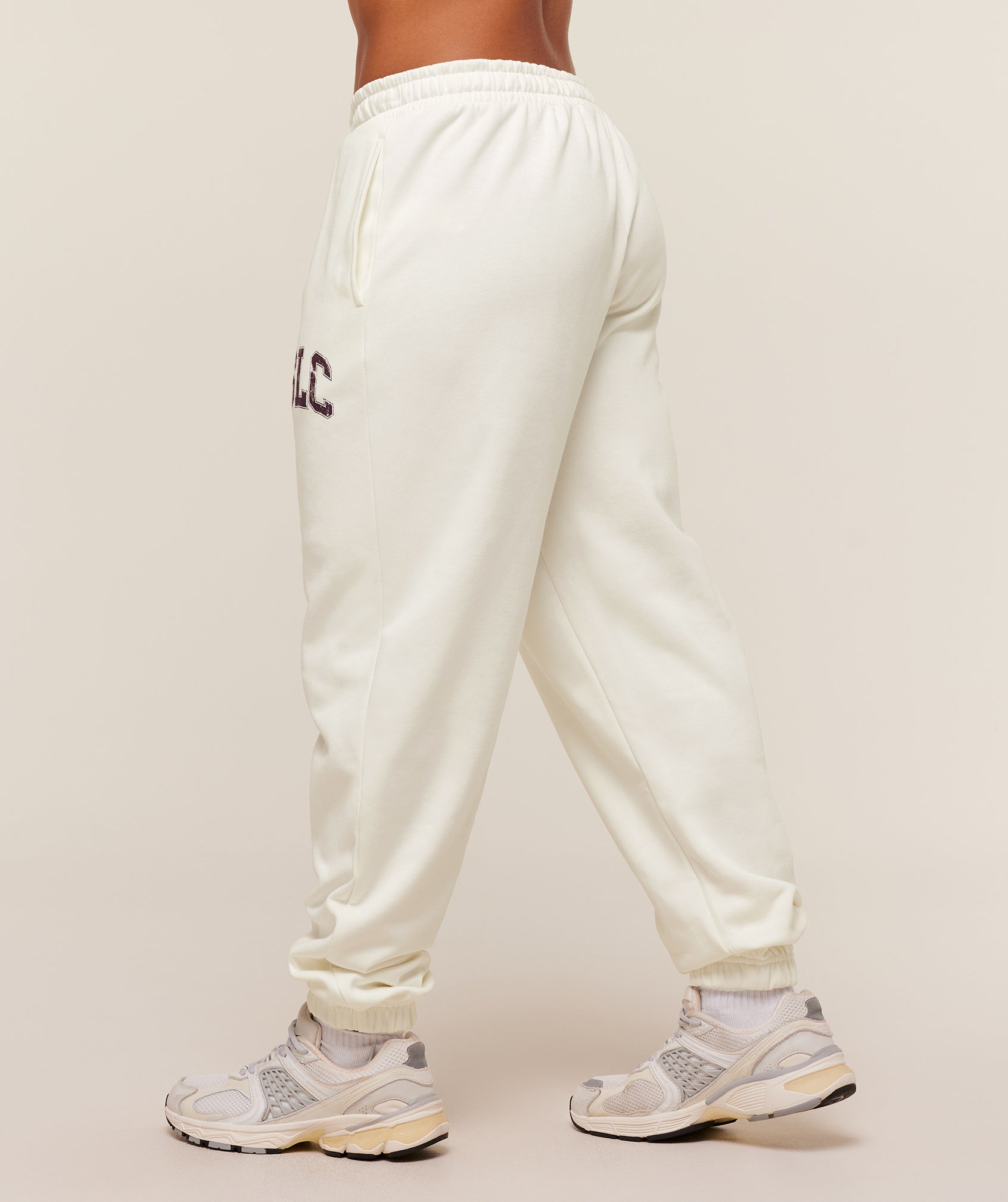 Women's Gymshark Gslc Lifting Club Cuffed Joggers Soft White