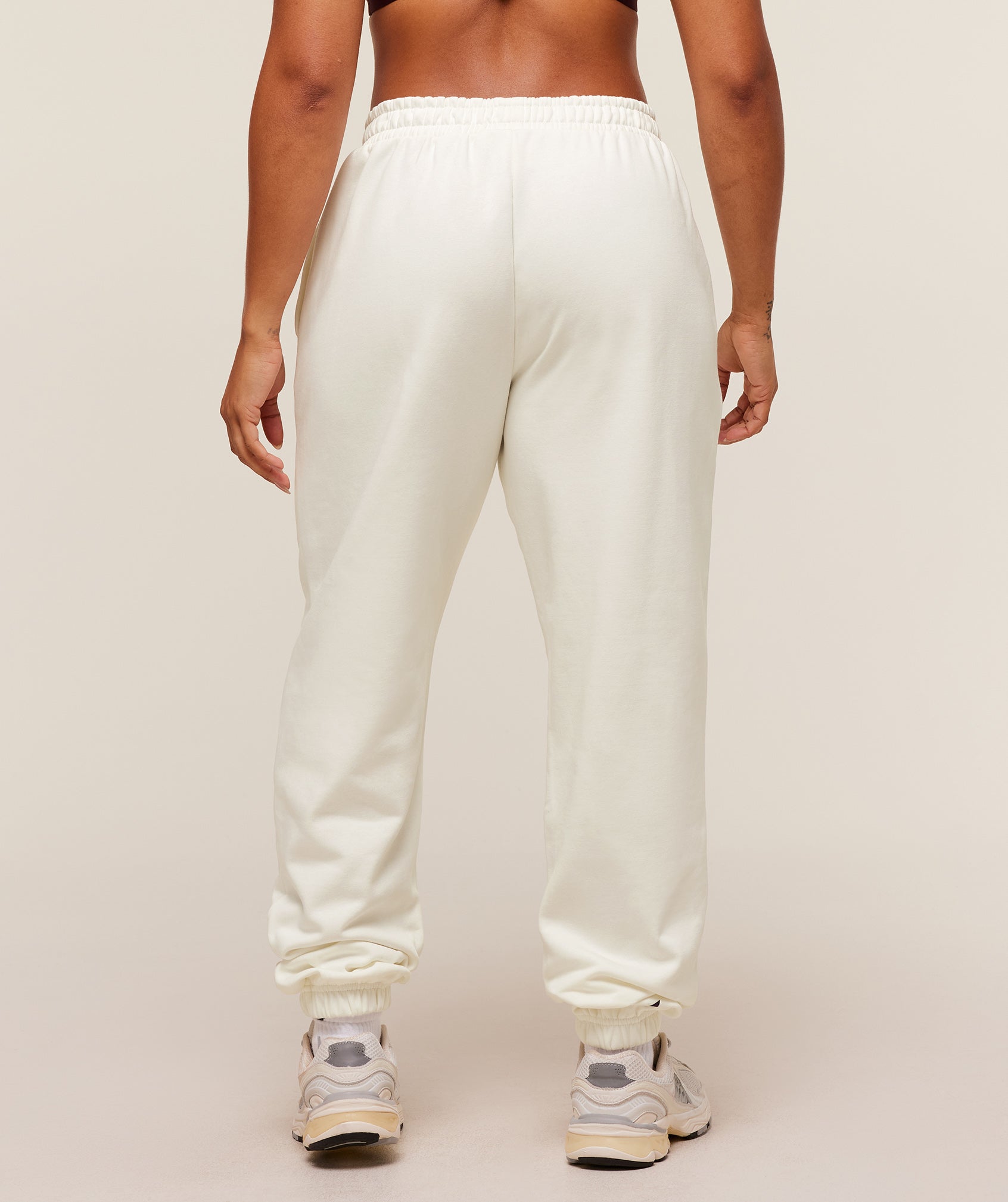 Women's Gymshark Gslc Lifting Club Cuffed Joggers Soft White