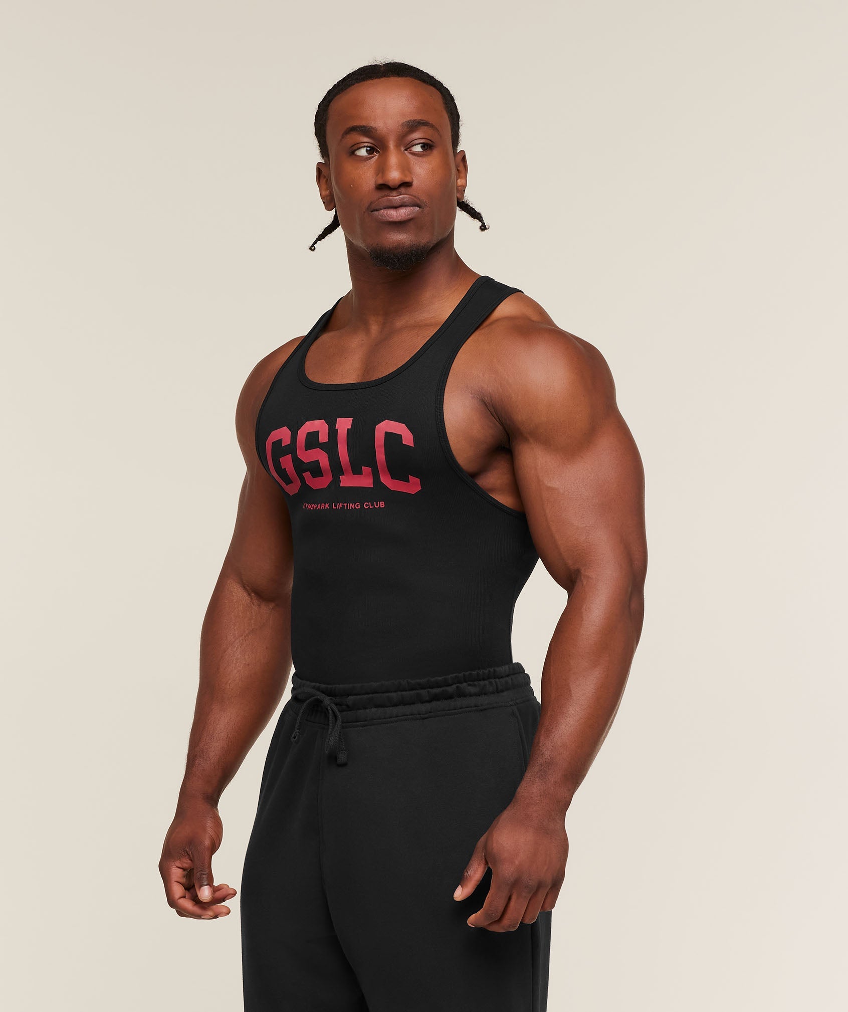 Gymshark Gslc Ribbed Tank Black