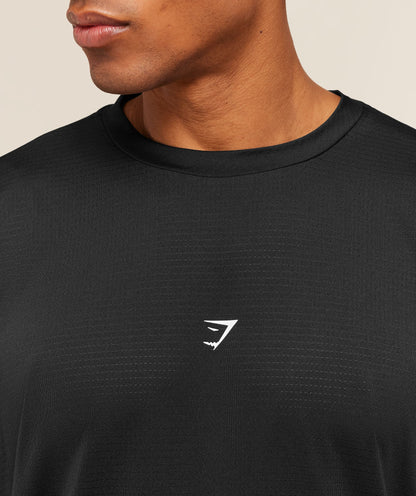 Gymshark Gsrc Stencil Graphic T-Shirt Black