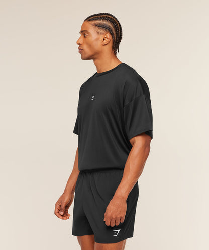 Gymshark Gsrc Stencil Graphic T-Shirt Black