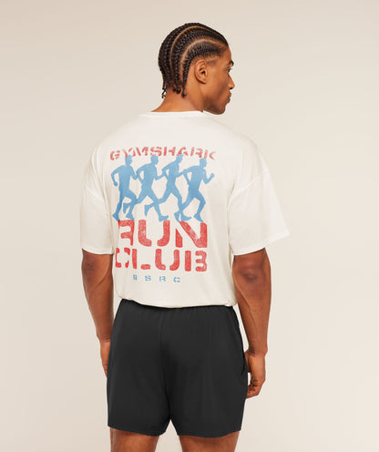 Gymshark Gsrc Stencil Graphic T-Shirt Soft White