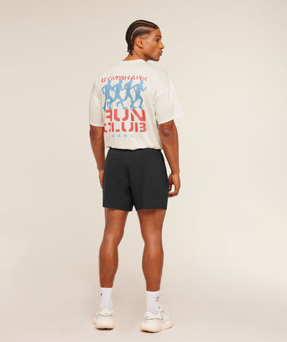 Gymshark Gsrc Stencil Graphic T-Shirt Soft White