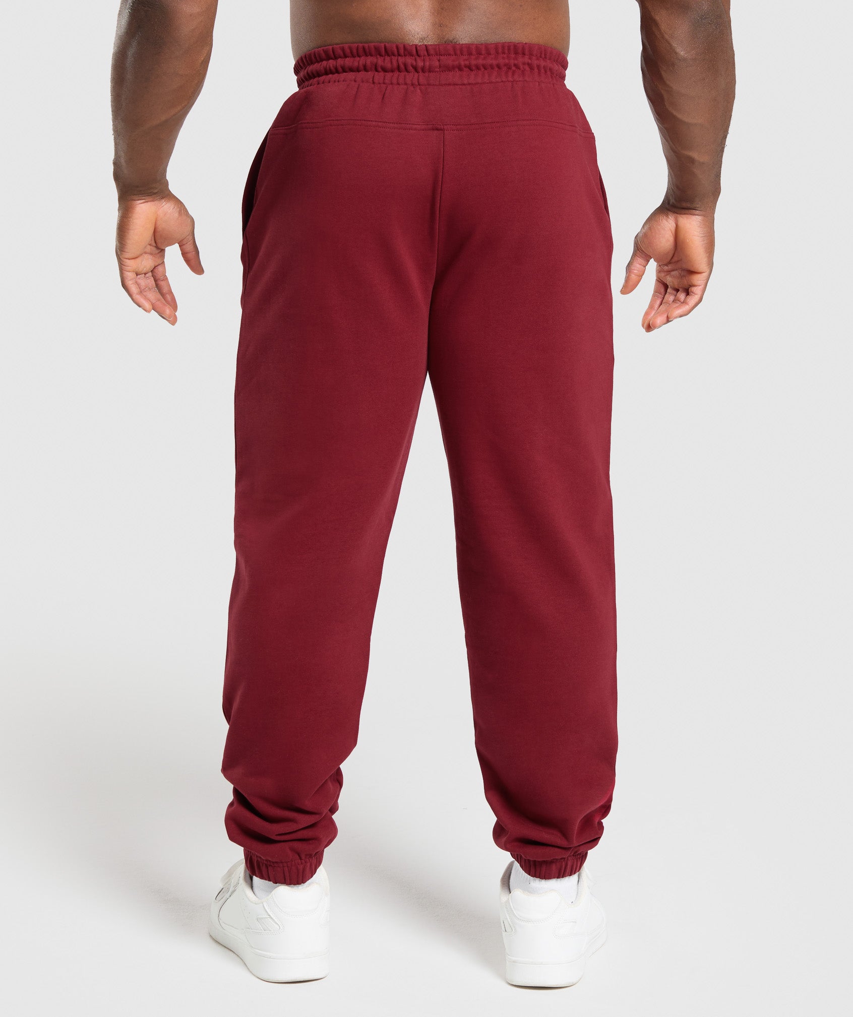Gymshark Global Lifting Oversized Essential Joggers Sets Red