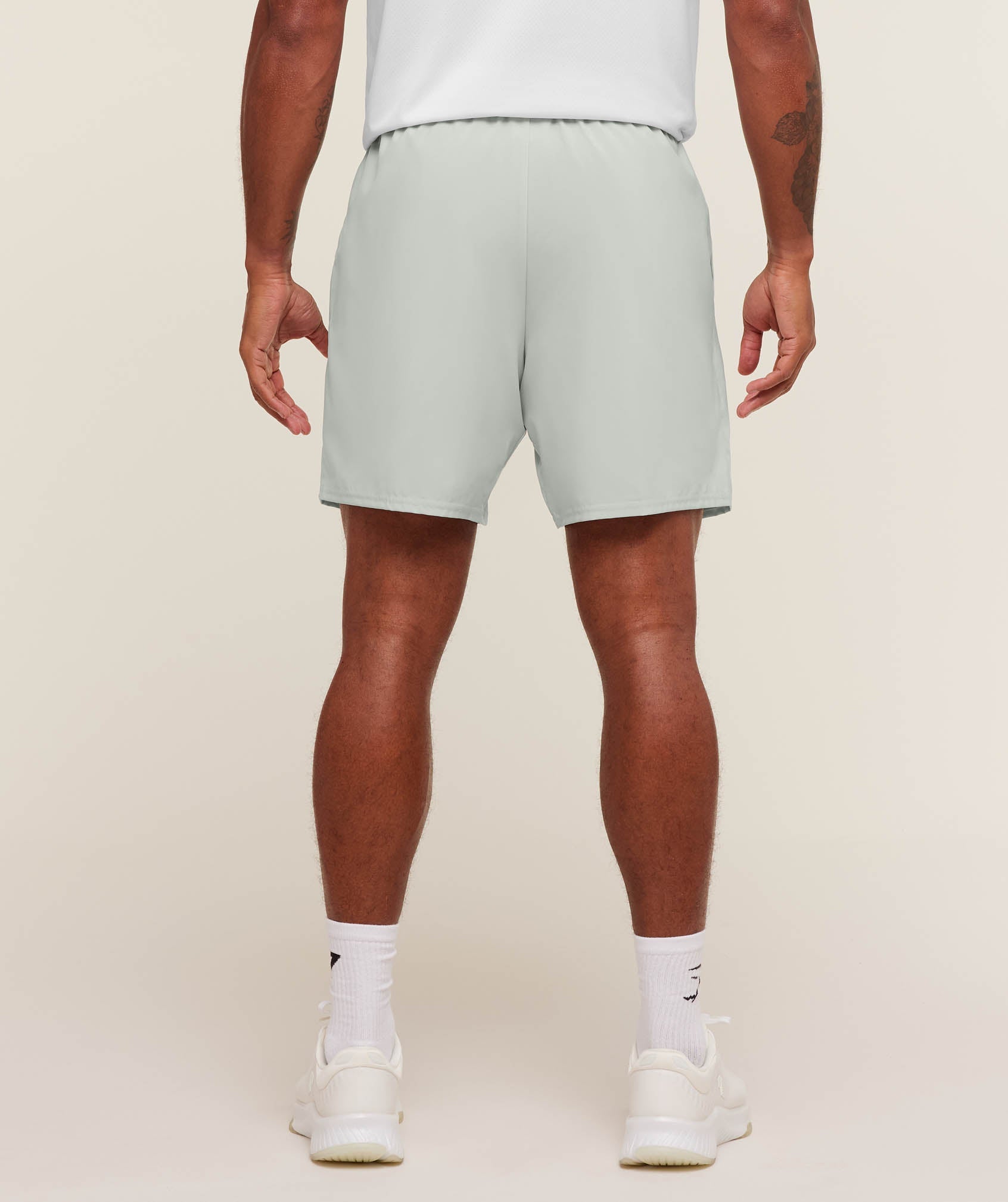 Gymshark Conditioning 7" Shorts Light Grey