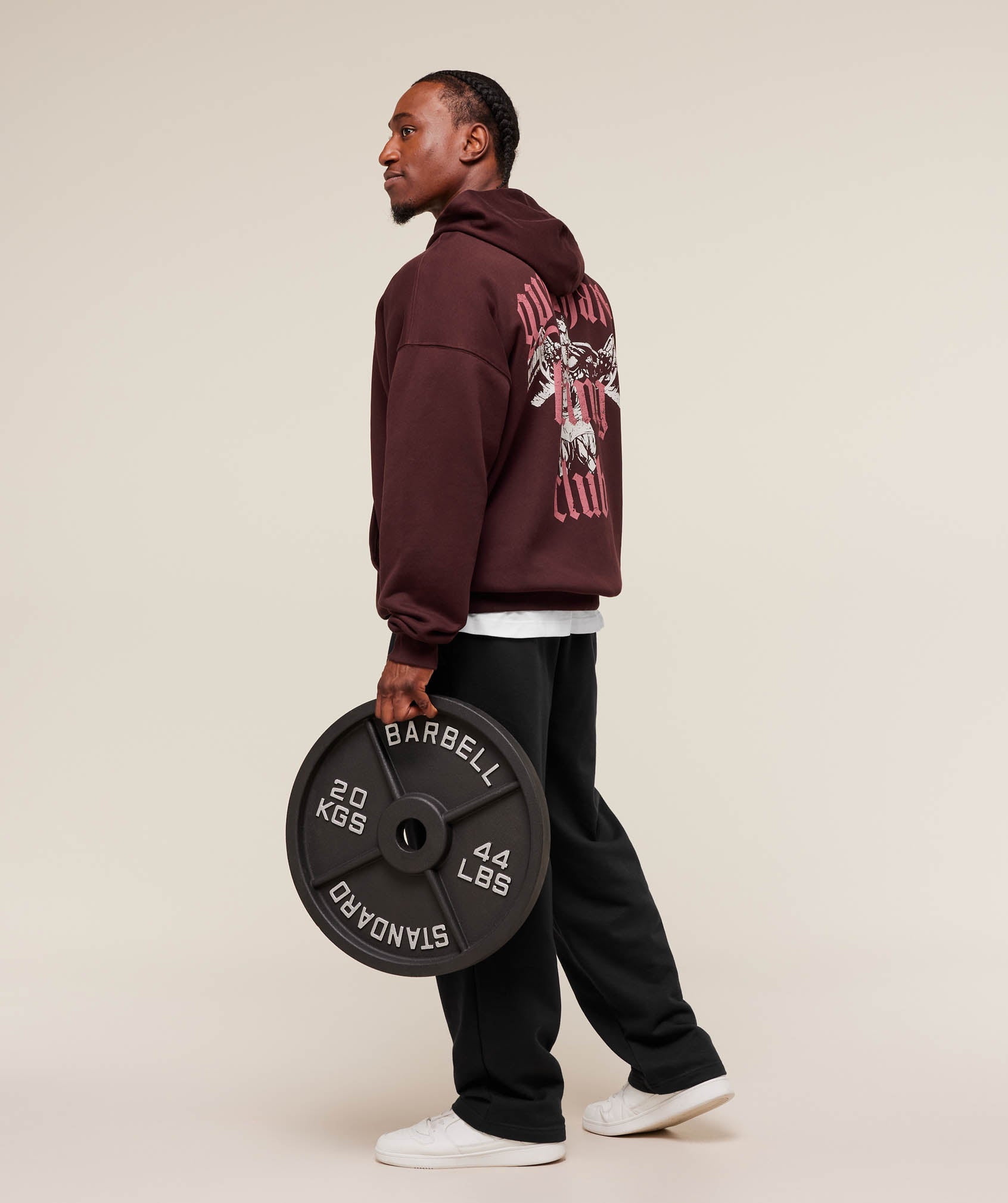 Gymshark Lifting Club Hoodie Rich Maroon