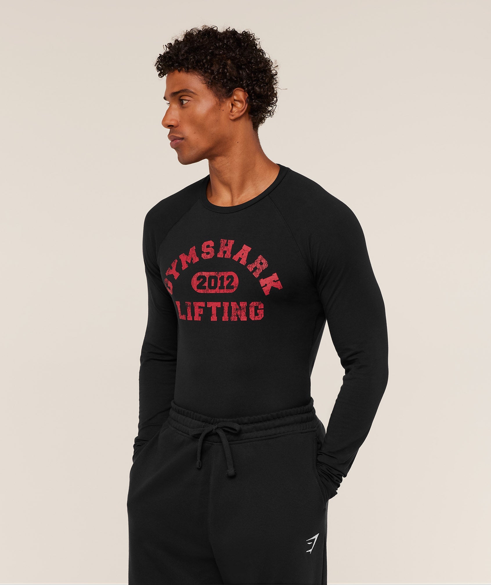 Gymshark Gymshark Lifting Long Sleeve T-Shirt Black