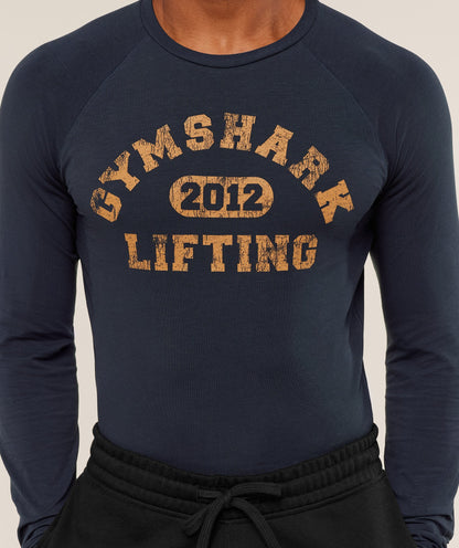 Gymshark Gymshark Lifting Long Sleeve T-Shirt Heavy Blue
