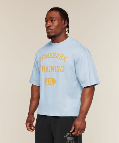 Gymshark Gymshark Training Graphic T-Shirt Chilled Blue
