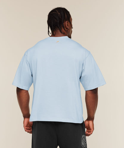 Gymshark Gymshark Training Graphic T-Shirt Chilled Blue