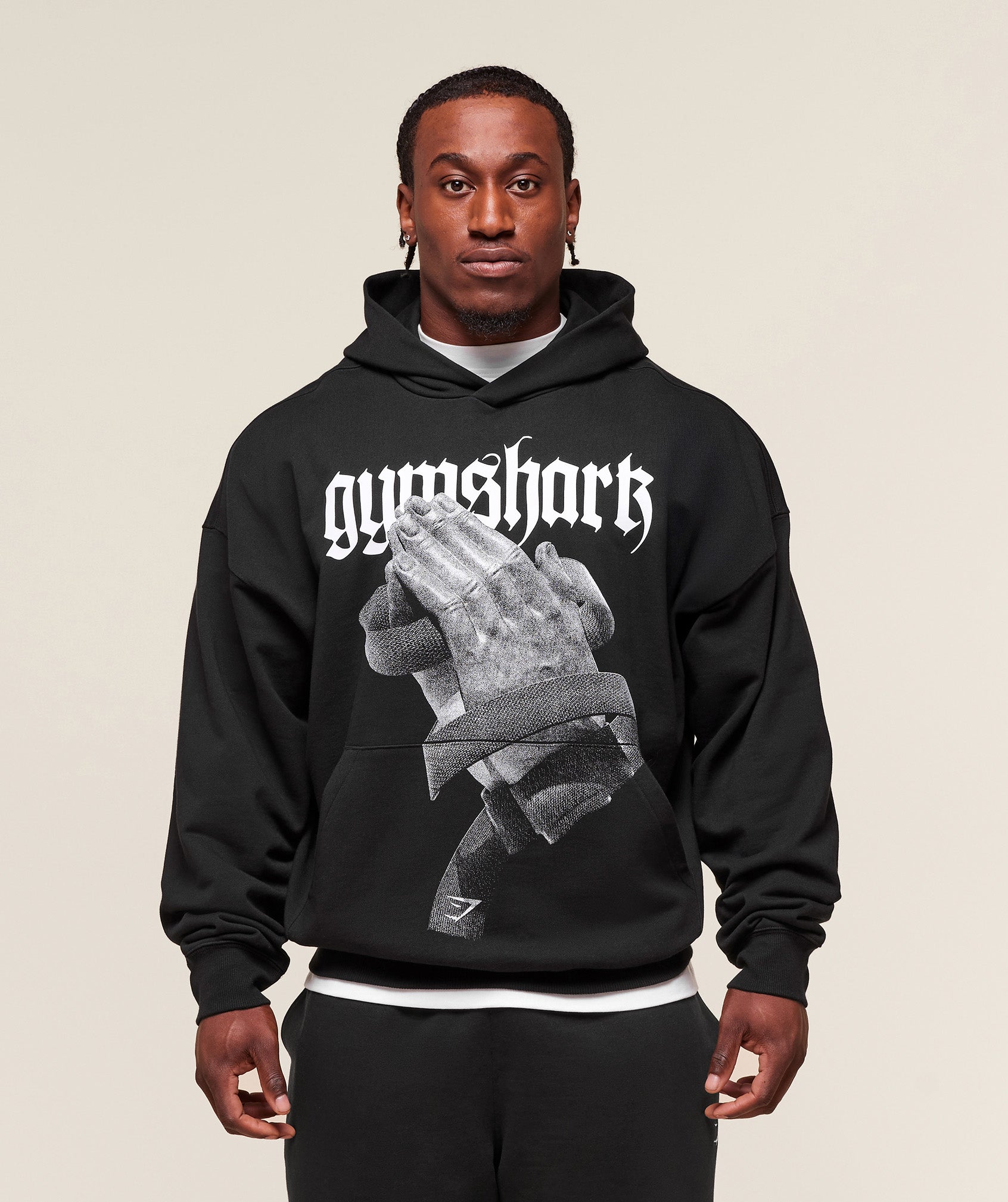 Gymshark Prayer Hands Hoodie Black